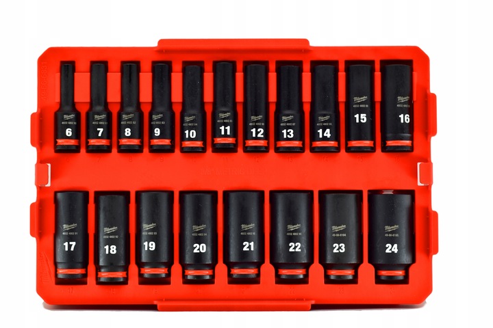 Sada Rázových Nástavcov Milwaukee 4932480946 19 ks 3/8" Dlhé v balení