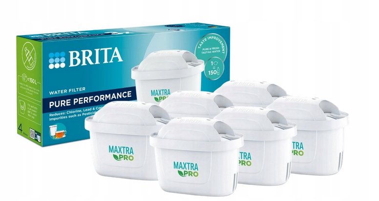 6 szt. Wkład filtrujący Brita Maxtra Pure Performance