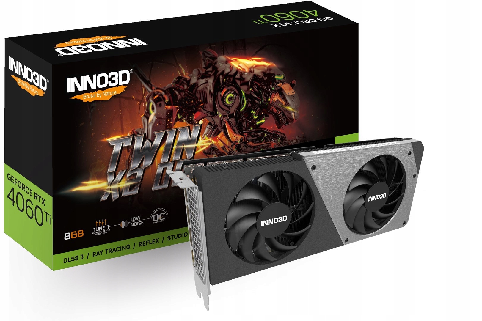 Karta graficzna INNO3D GeForce Rtx 4060 Ti Twin X2 8 Gb