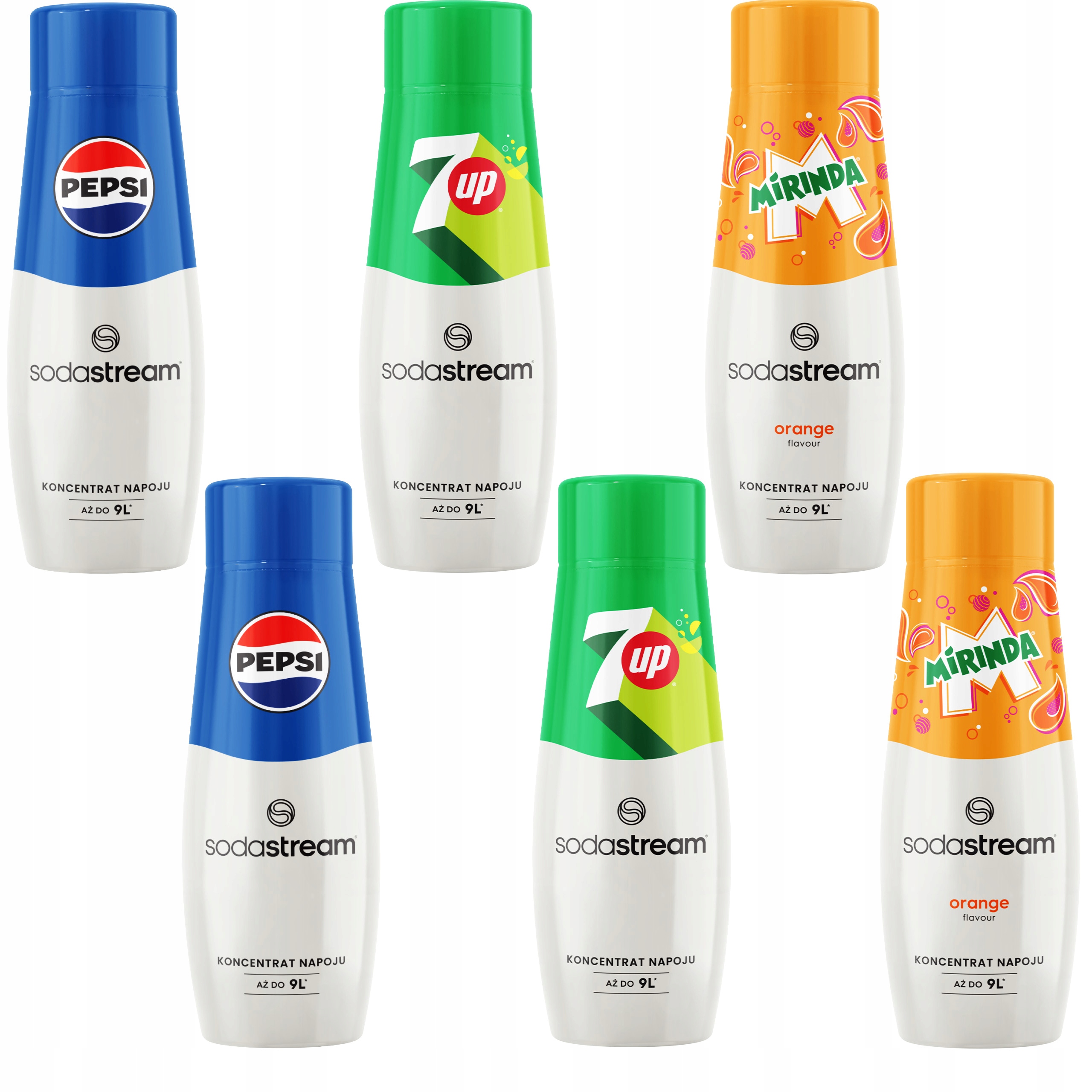 Levně Sodastream Koncentrát sada 2x (pepsi Mirinda 7UP)