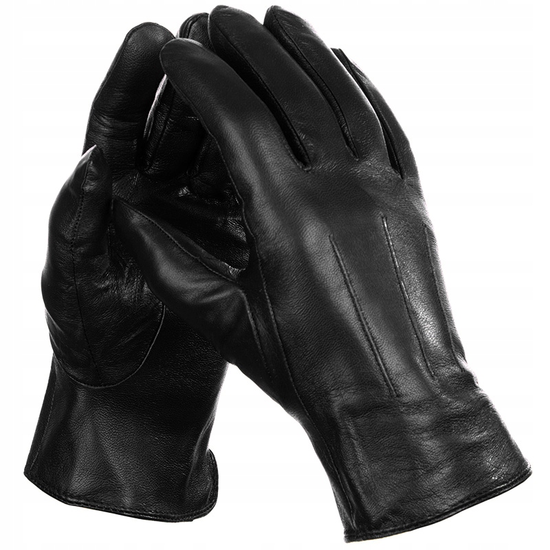 RĘKAWICZKI MĘSKIE SKÓRZANE SKÓRA CIELĘCA NA MISIU Rozmiar L