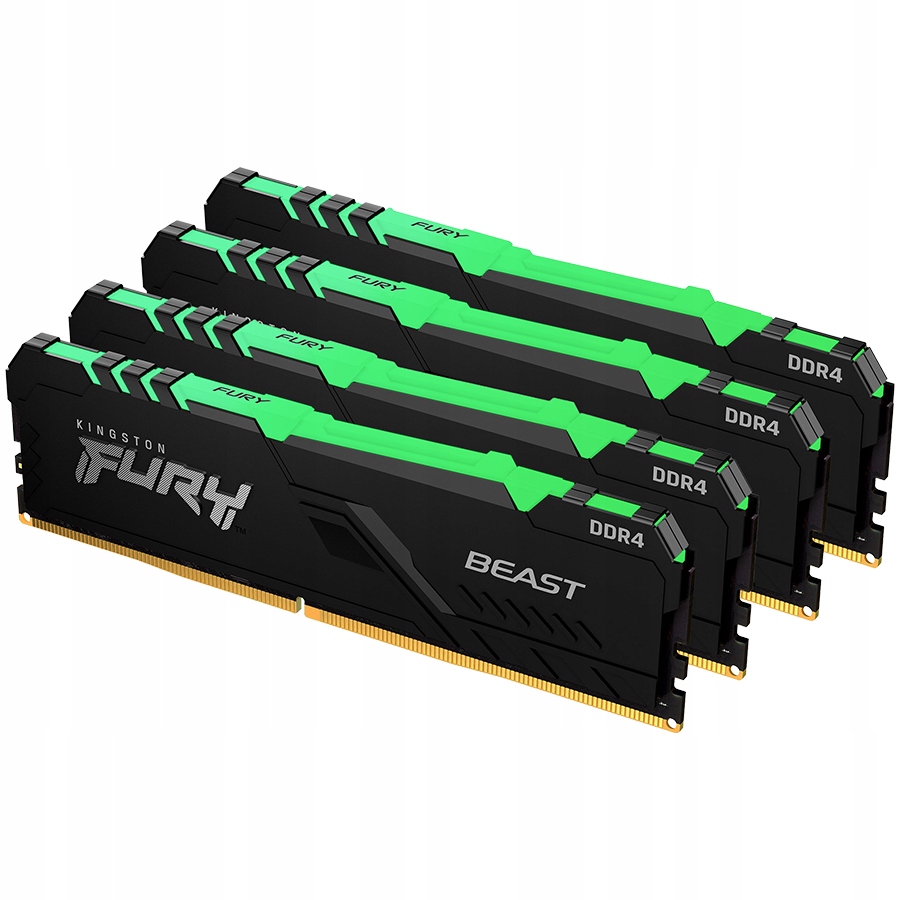 Kingston Fury Beast Rgb 32GB DDR4 3600MT/s CL17 4x8GB