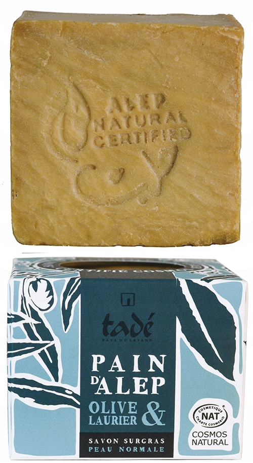 Mydło Aleppo 3% Oleju Laurowego Oryginalne SYRIA Cosmos Natural 190g Tadé