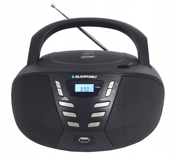 Přenosný radiopřehrávač Boombox Blaupunkt Bb 7BK CD MP3 Fm rádio