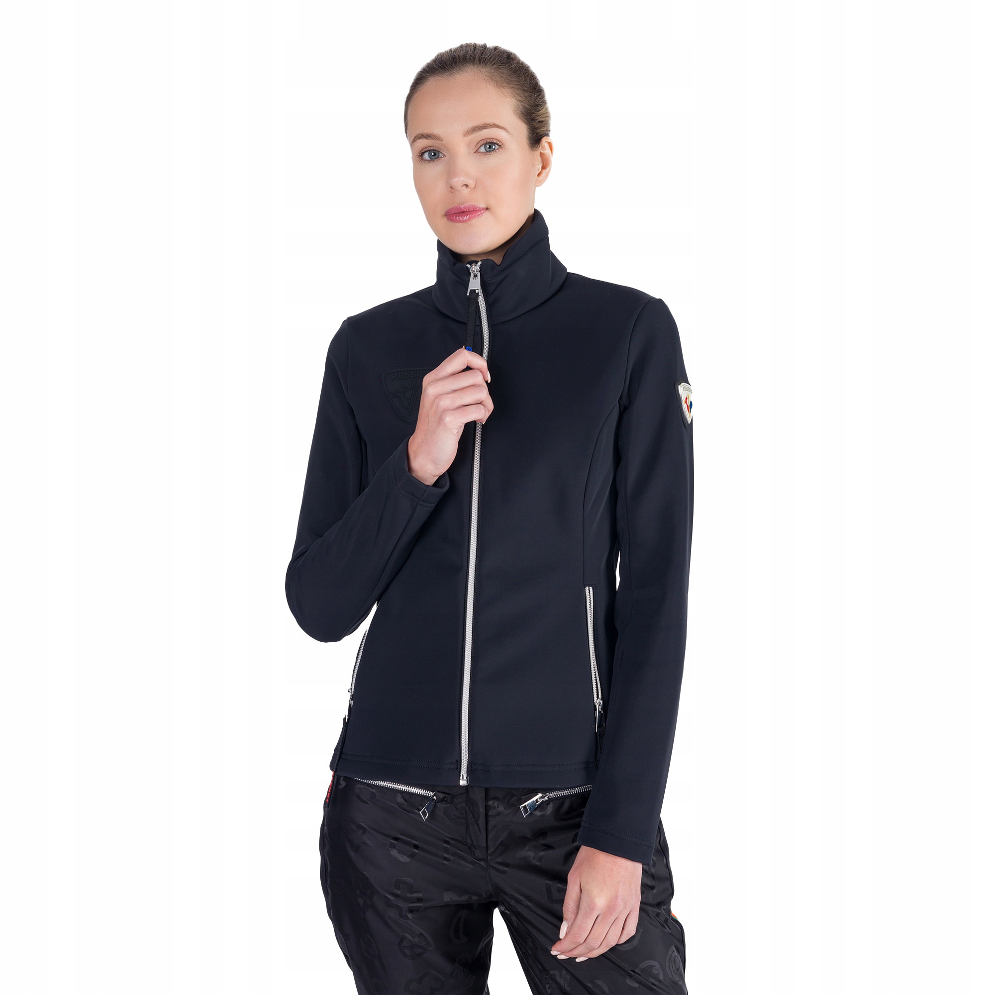 Kurtka softshell damska Rossignol W Dixy Bg czarna