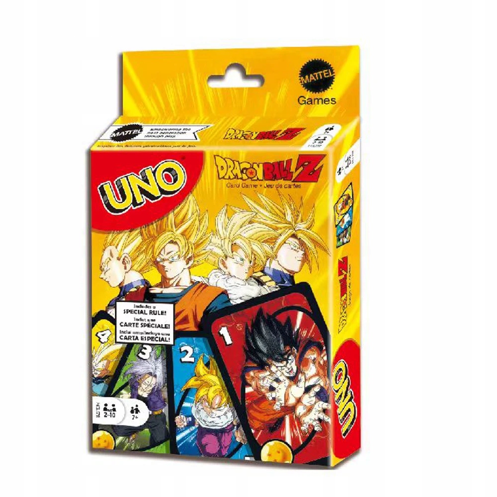 UNO Dragon Ball Z Matching Card Game SHOWEM uno NO MERCY Tryb wieloosobowy Nazwa Card games