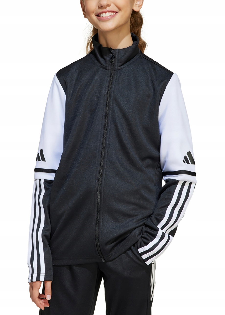 Mikina adidas Dětská rozepínací Squadra 25 Sportovní Fotbalová velikost 116