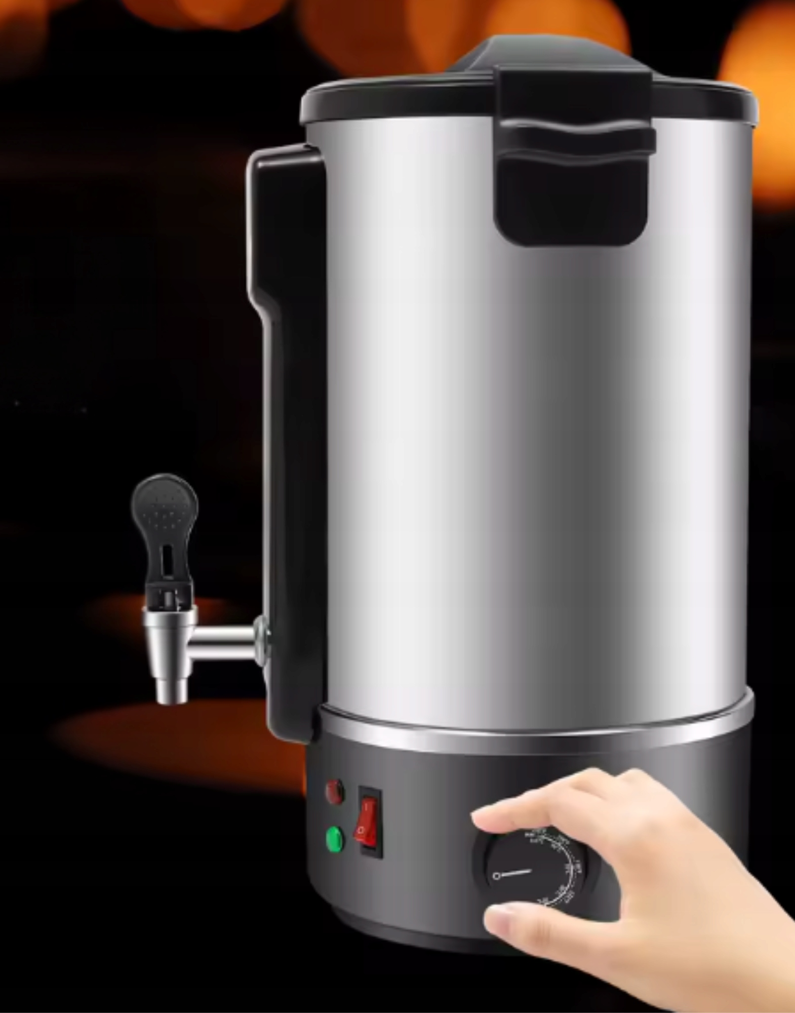 Podgrzewacz do topienia wosku 8 l RegMag – regulacja 30–110°C z kranem – Specyfikacja
