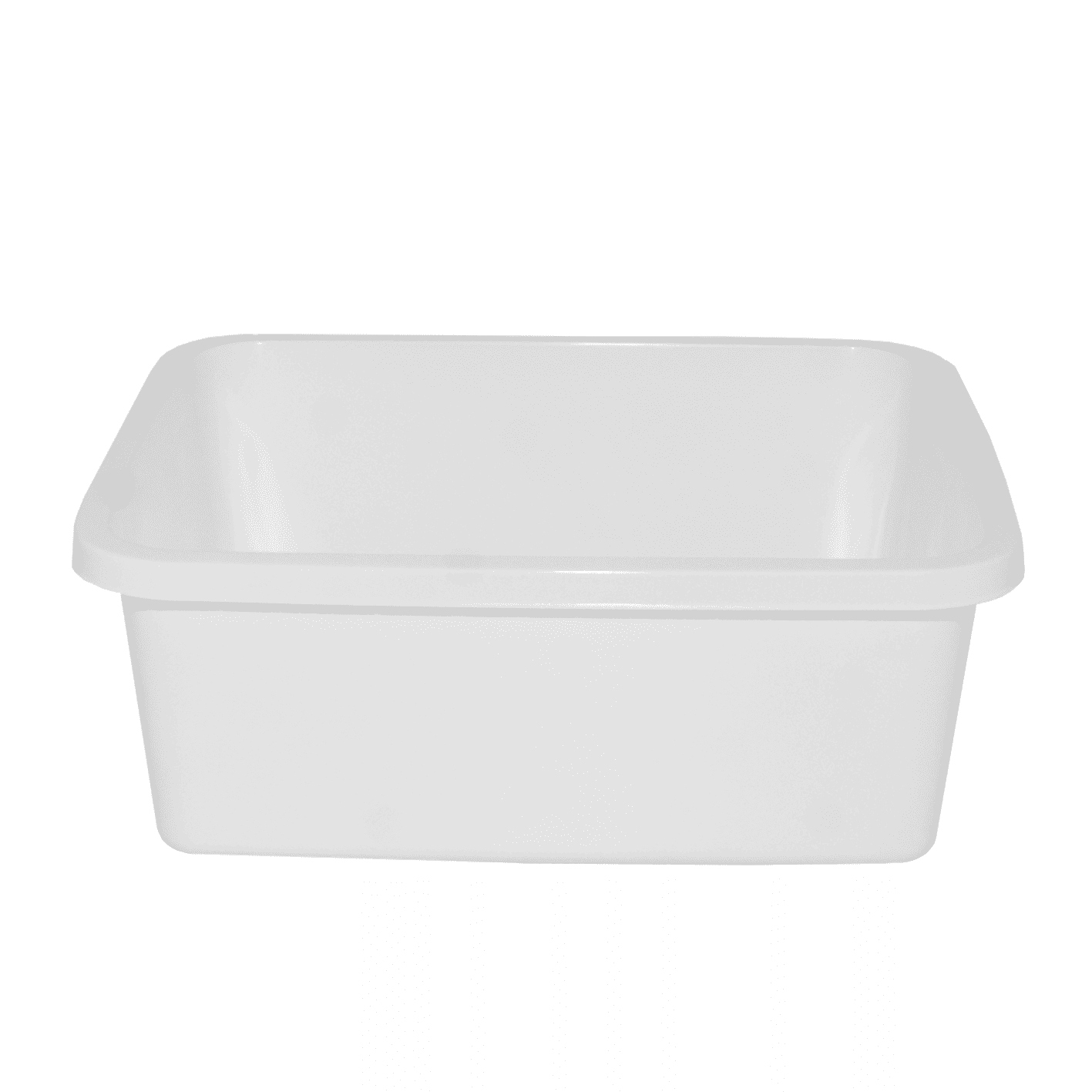 MISKA PLASTIKOWA 8L ŁAZIENKOWA PROSTOKĄTNA BIAŁA