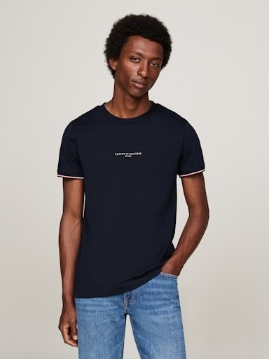 Pánské triko Tommy Hilfiger Tommy Logo Tipped Tee