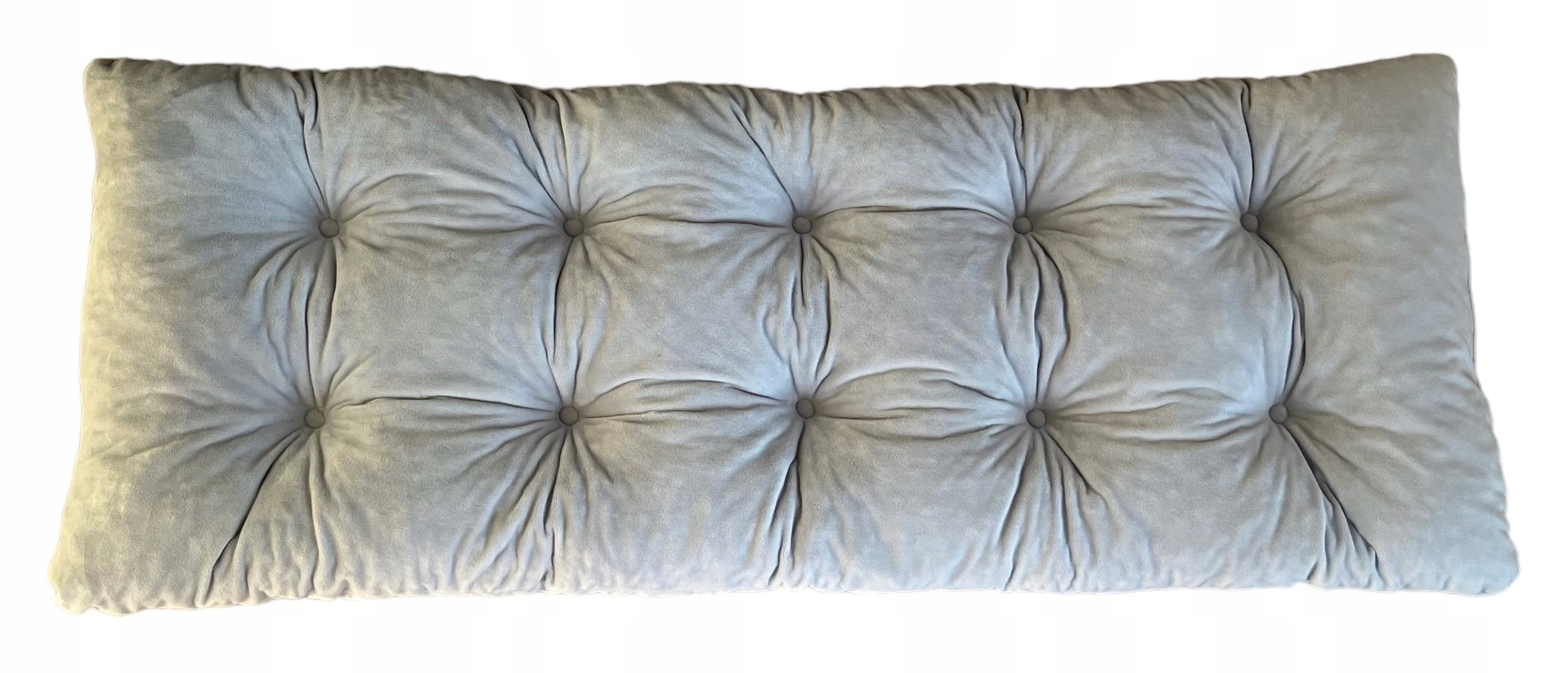 Poduszka na bujak welurowa Montessori Jasny Szary dziecięca M EAN (GTIN) 5905529964060