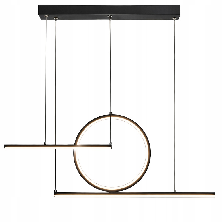 Forma 1 Led závesná lampa 90 cm, 20 W, čierna