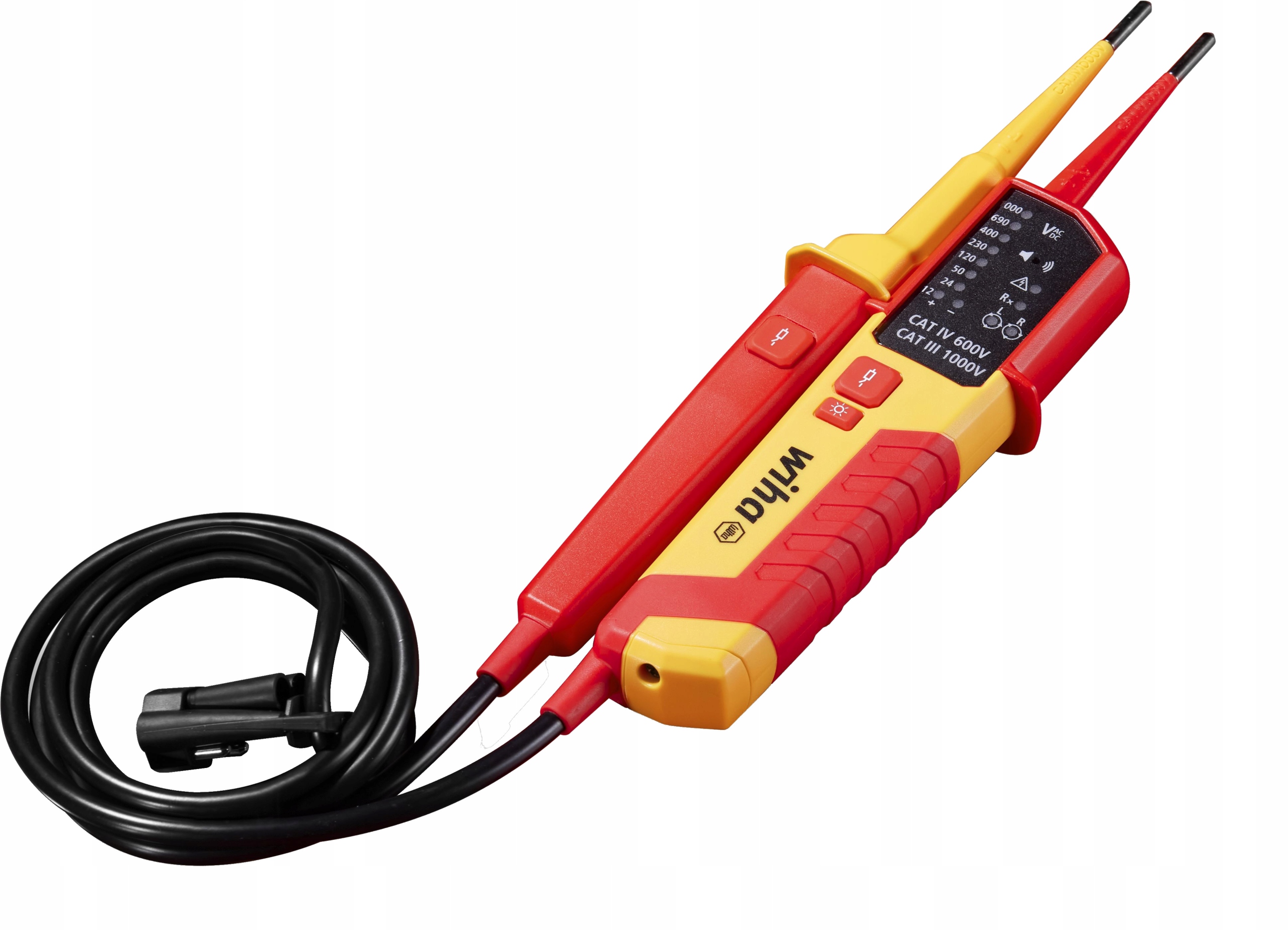 TESTER NAPIĘCIA I CIĄGŁOŚCI OBWODU MIERNIK NAPIĘCIA 0,5 – 1000V AC CAT IV EAN (GTIN) 4010995452179