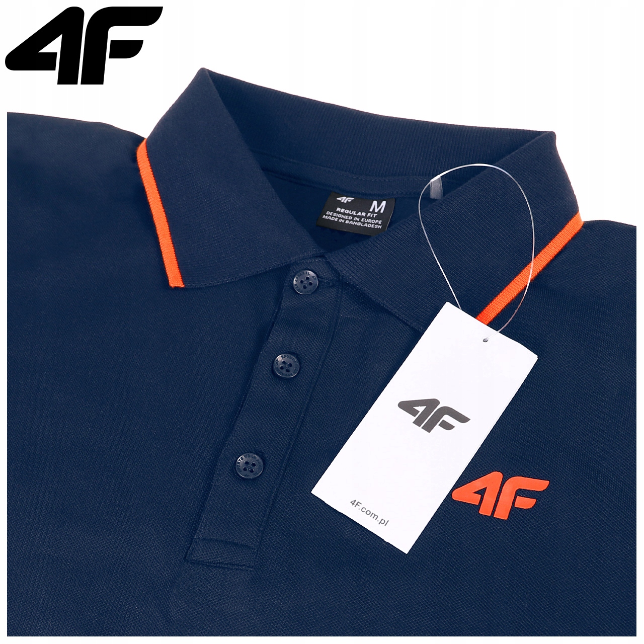 KOSZULKA MĘSKA POLO 4F POLÓWKA 0719 T-SHIRT BLUZKA SPORTOWA NA CO DZIEŃ M Płeć mężczyzna