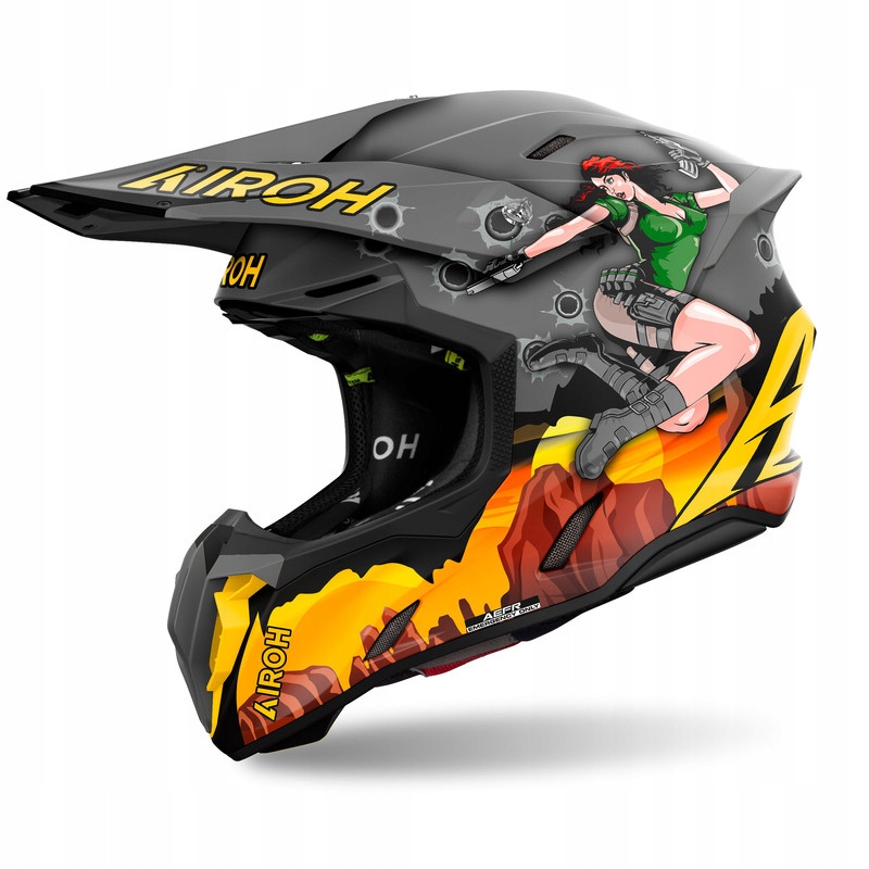 Offroadová prilba Cross Enduro Airoh Twist 3 Adventure Matt Xs