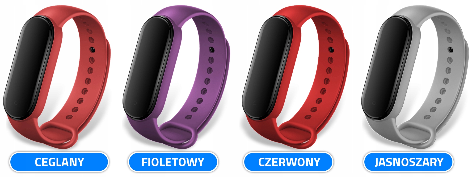 PASEK OPASKA do XIAOMI MI BAND 5/6/7 -DUŻO KOLORÓW Kompatybilność Xiaomi