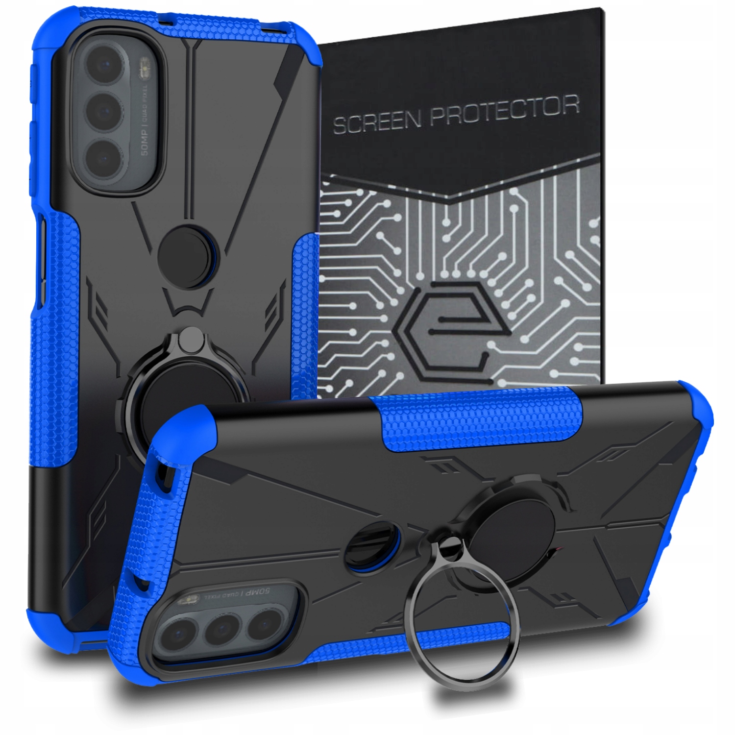 

Etui Pancerne Case+szkło do Motorola Moto G31 G41