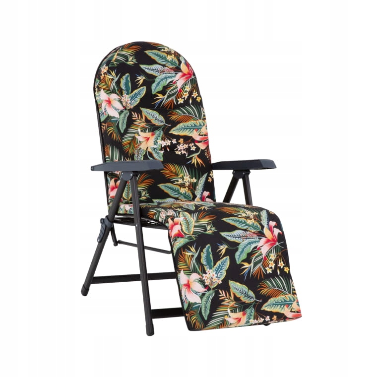 Terasové kreslo s podnožkou Patio Santaigo Tropical 460230