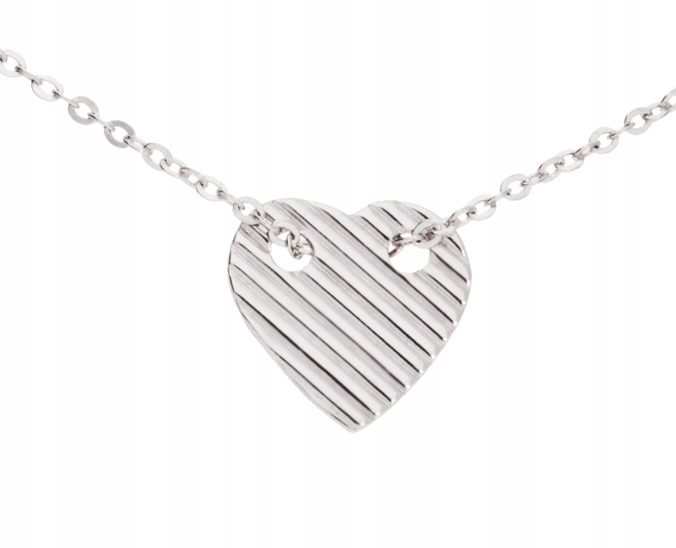 

Srebrny naszyjnik serce serduszko blaszka srebro