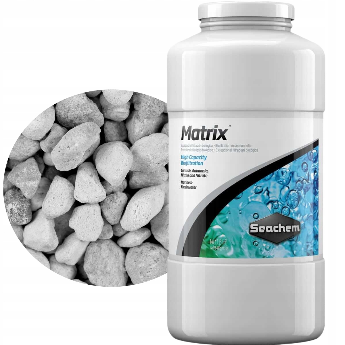 Levně Seachem Matrix 1L biologická vložka 1L/700 m2