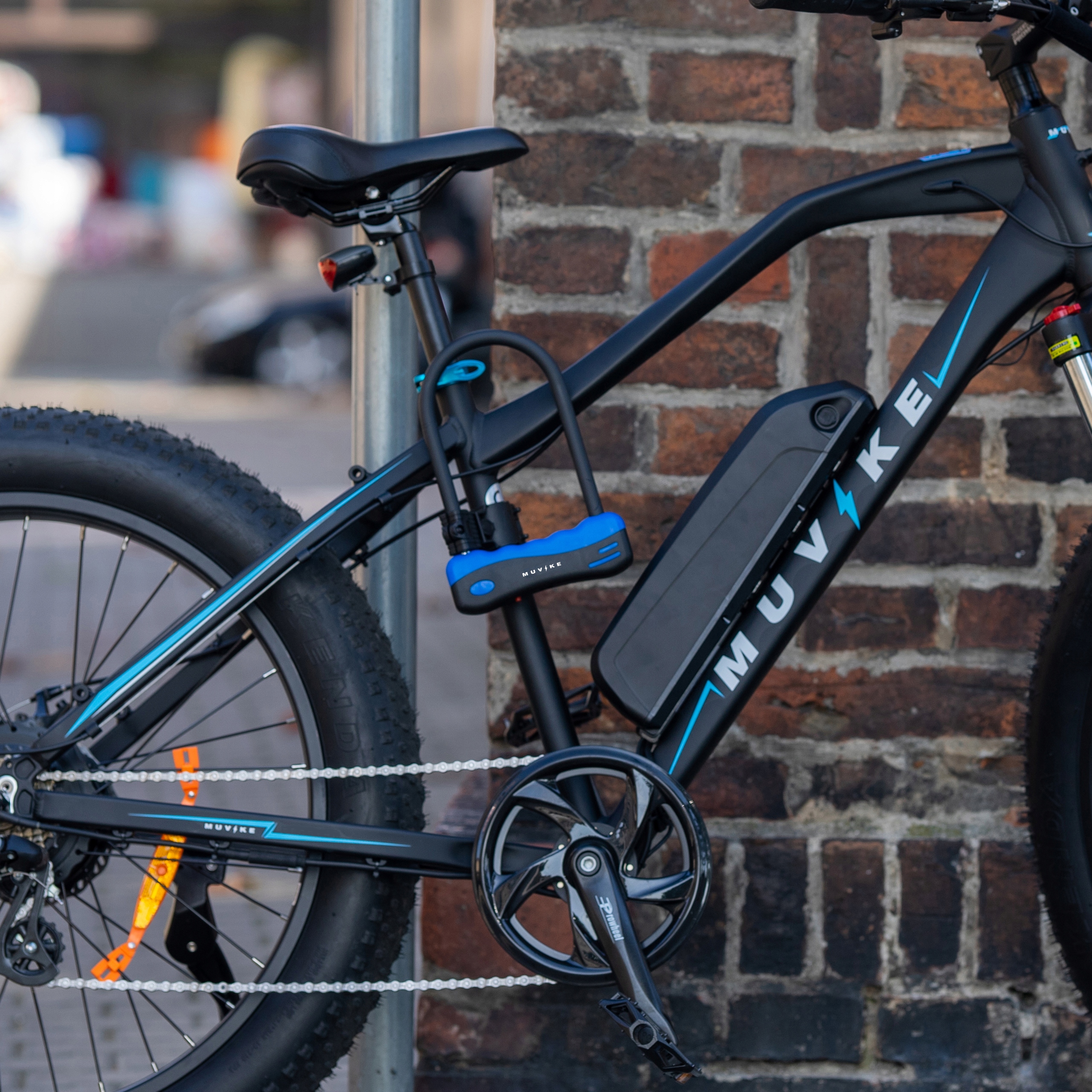 ZAPIĘCIE ROWEROWE U LOCK ZAPIĘCIE DO ROWERU MUVIKE U-SHAPE 245/14K STAL Długość 245 cm