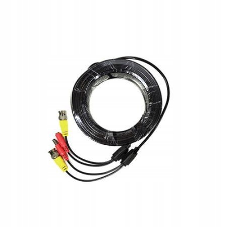 Kabel do kamer monitoringu 20m Bnc+dc Pni Cctv Bnc