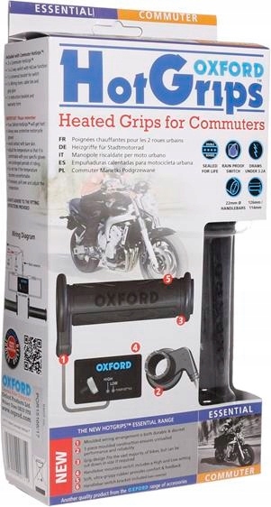 OXFORD HotGrips MANETKI MOTOCYKLOWE KPL grzane