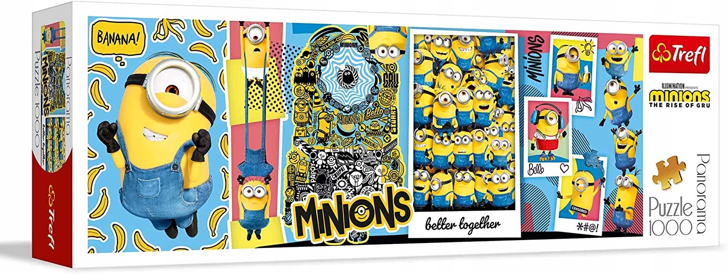 

Puzzle 1000 El. Trefl Panorama Minionki