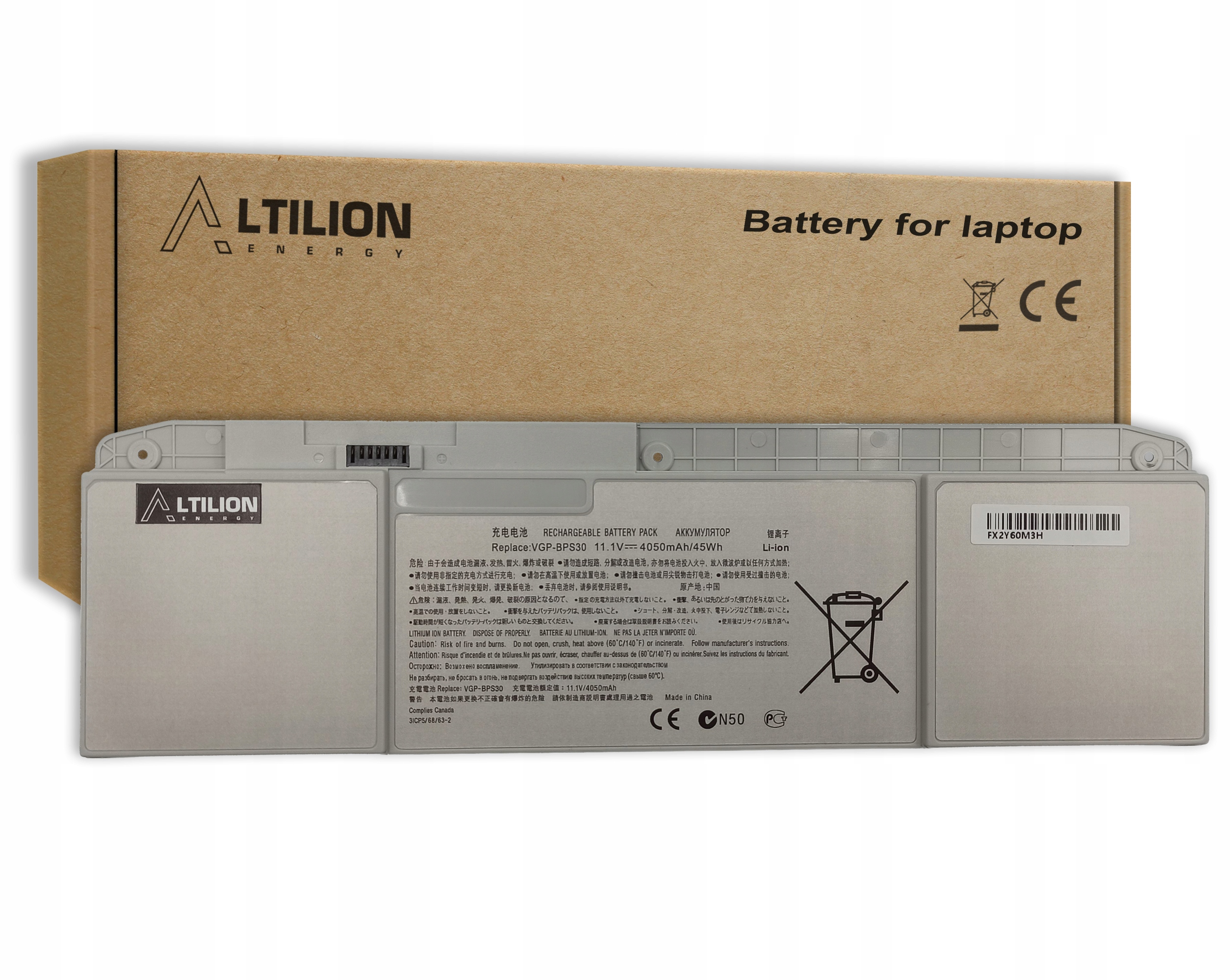 Batéria Altilion Energy VGP-BPS30 kompatibilná s Sony
