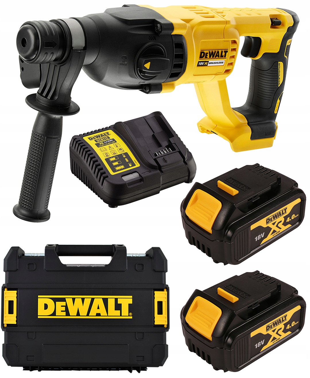

DeWalt DCH133M2 młotowiertarka 18V Xr 2aku 4,0Ah