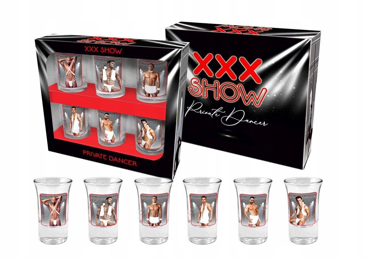 

Kieliszki XXX Show Private Dancer 6szt 35ml Męskie