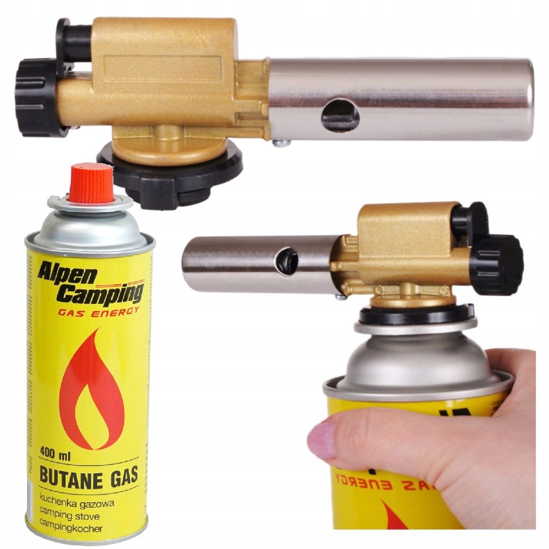 

Palnik Gazowy Żeliwny Auto Zapłon Kartusz 400ml