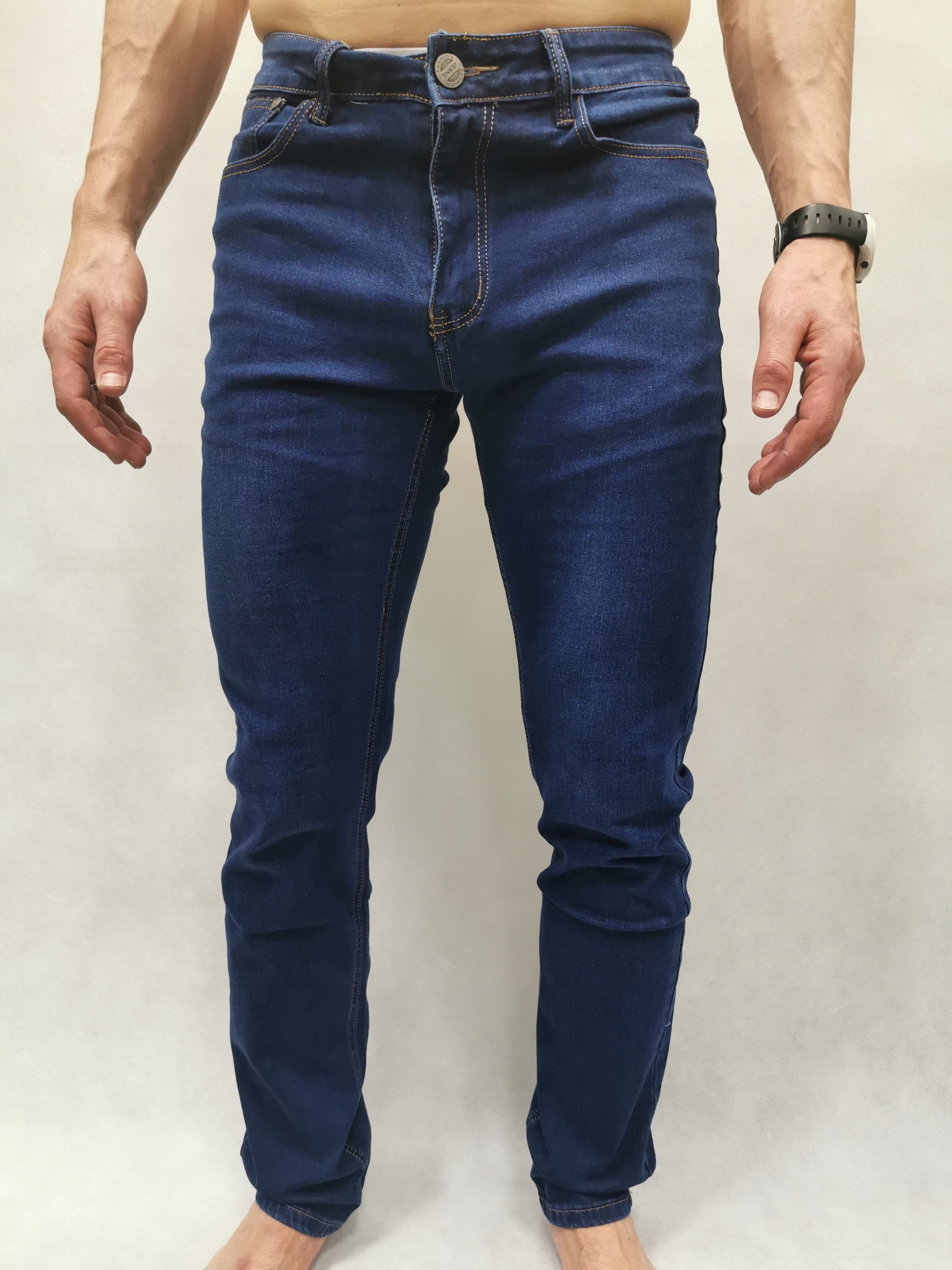 

Spodnie męskie jeansowe Kkq 40/34 pas 104-106 cm