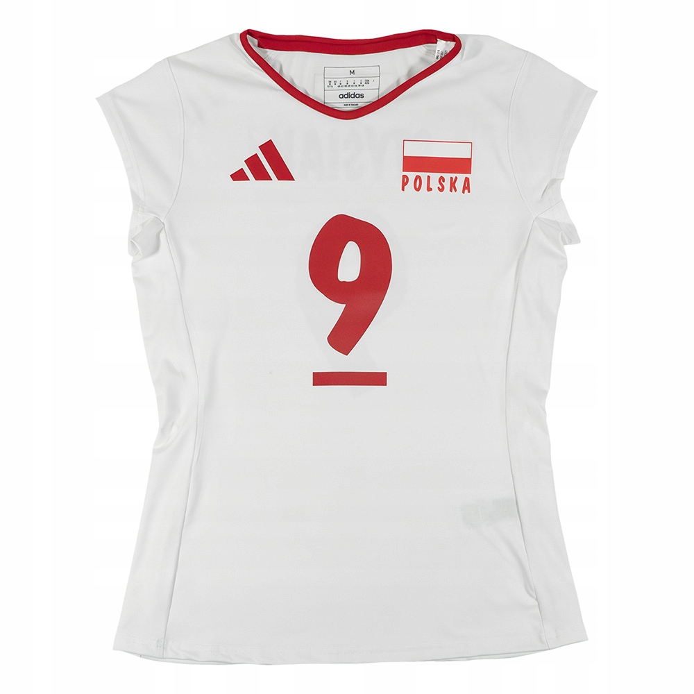 Tričko adidas Polský volejbal Stysiak Bílá IN6187-STYSIAK S