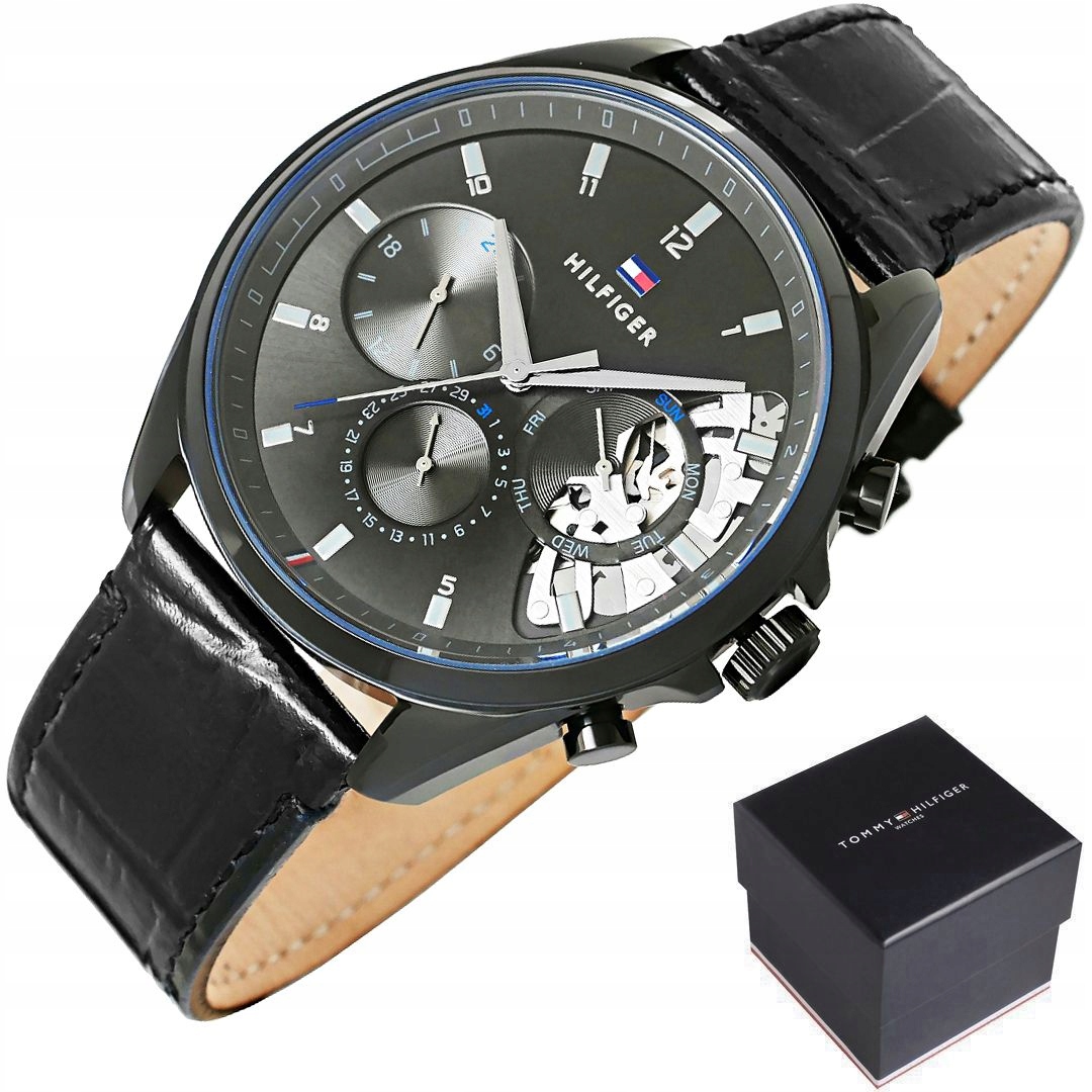 Pánské Hodinky Tommy Hilfiger Baker 1710452 Black Originál Box