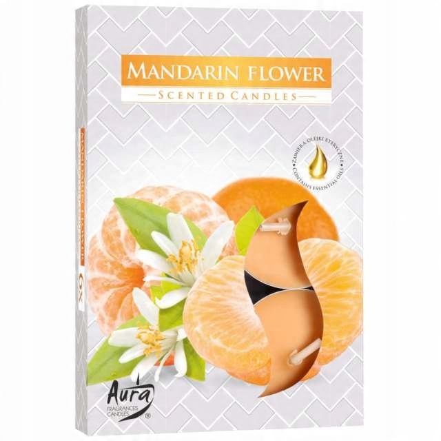 

Podgrzewacz zapachowy Kwiat Mandarynki tealight x6