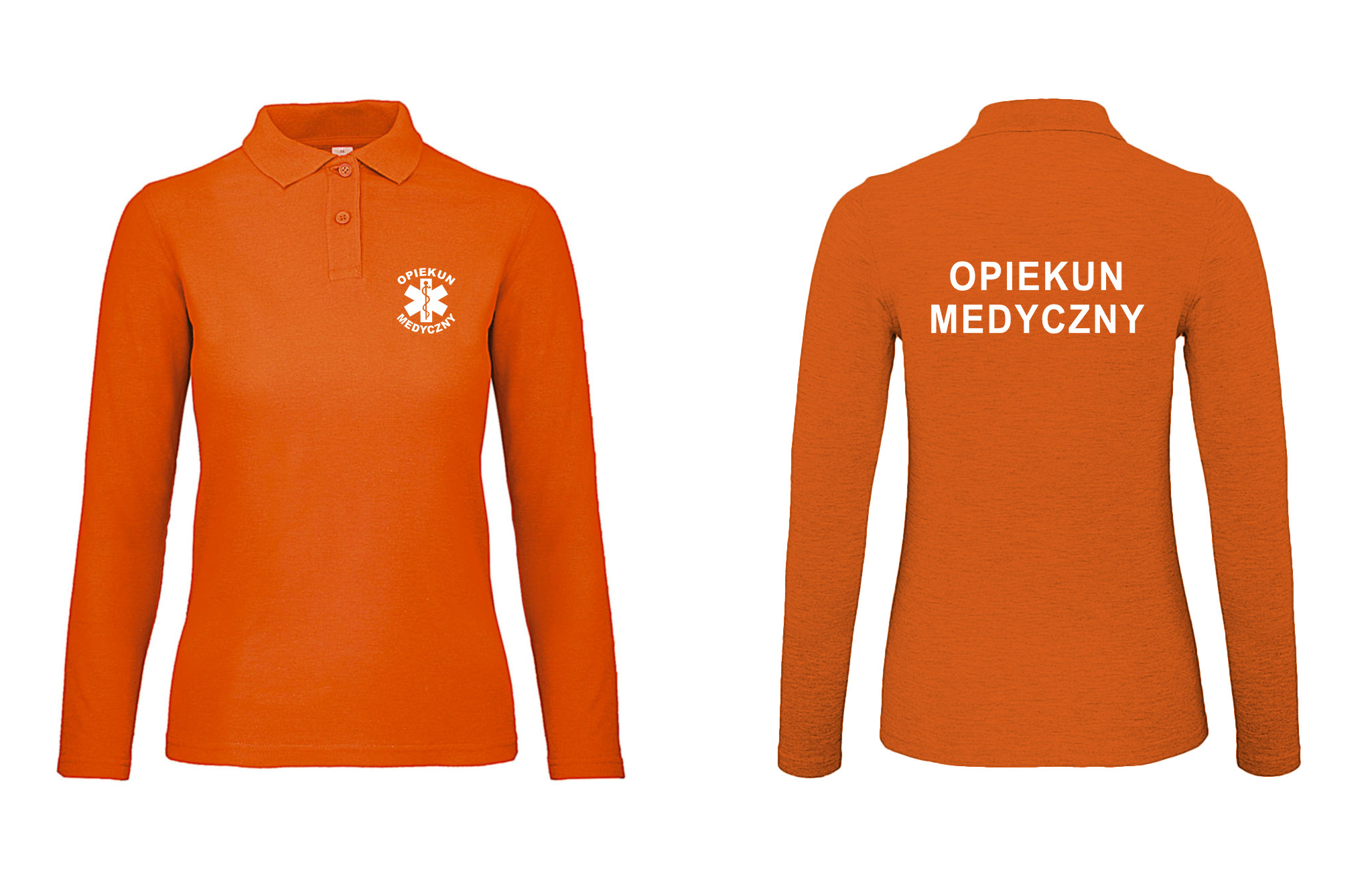 

Polo long Opiekun Medyczny Haft Eskulap Orsdl