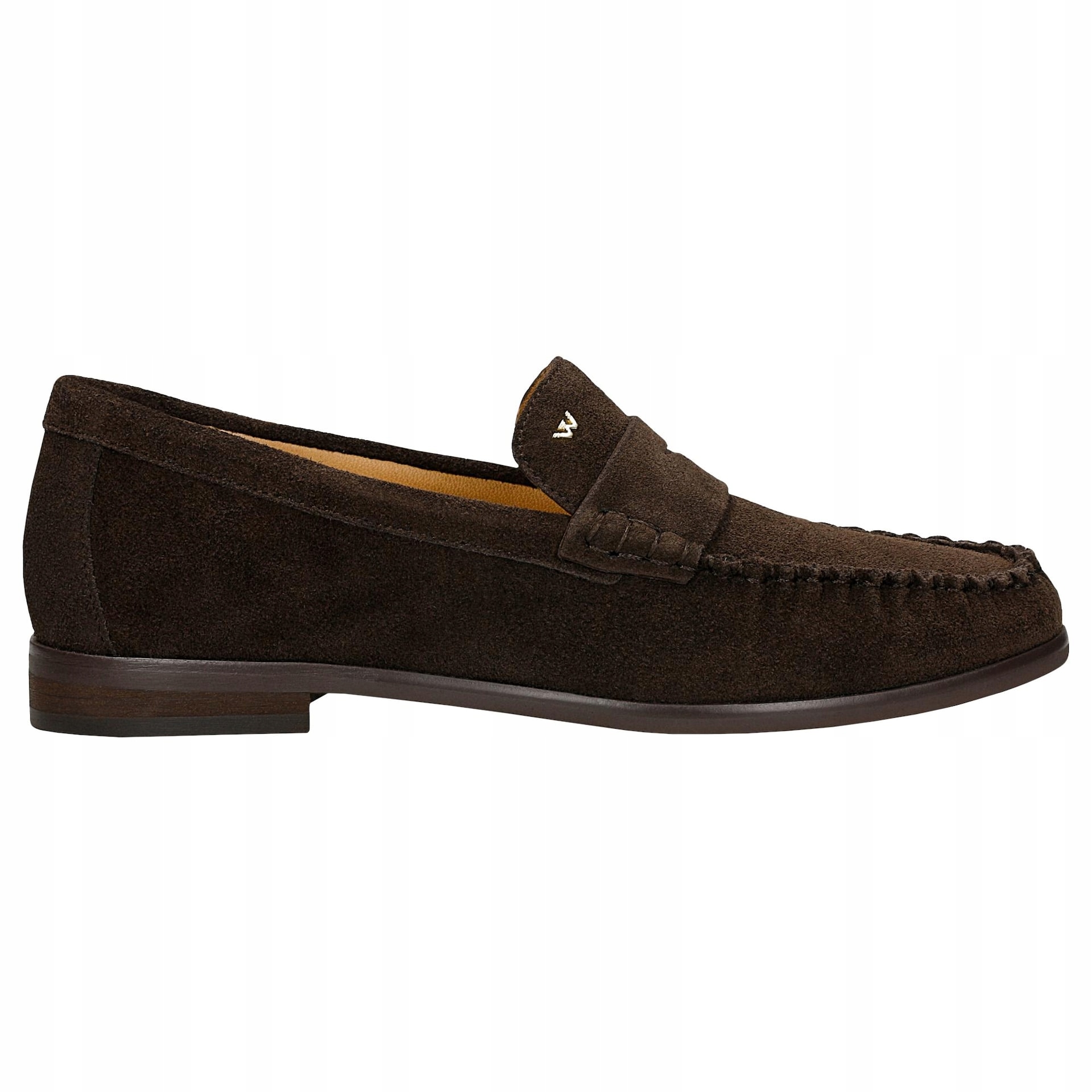 Hnědé dámské mokasíny ze štípenky vel. 40