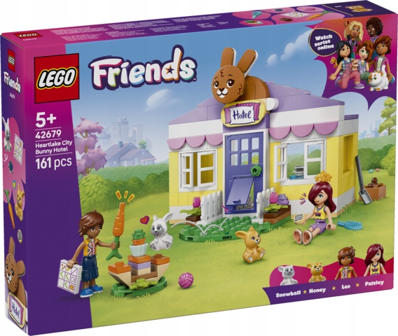 Lego Friends Hotel pro králíky ve městě Heartlake 42679