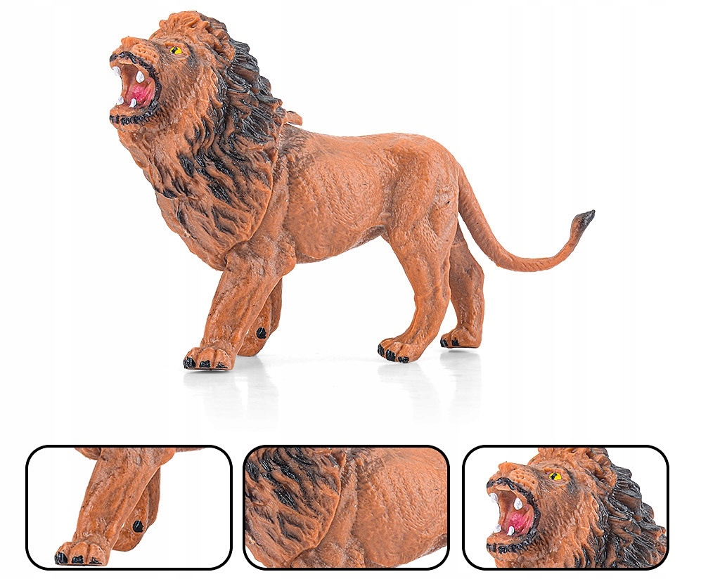 Zestaw duże FIGURKI ZWIERZĘTA 12 szt ZOO SAFARI MATA AKCESORIA lew słoń koń Rodzaj produktu zwierzę