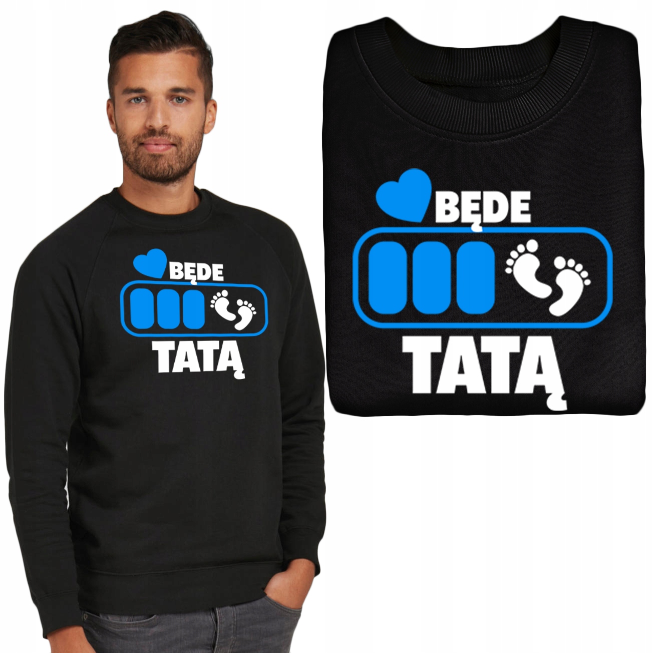 pánská mikina Černá Dárek pro tatínka MiX Vzory M