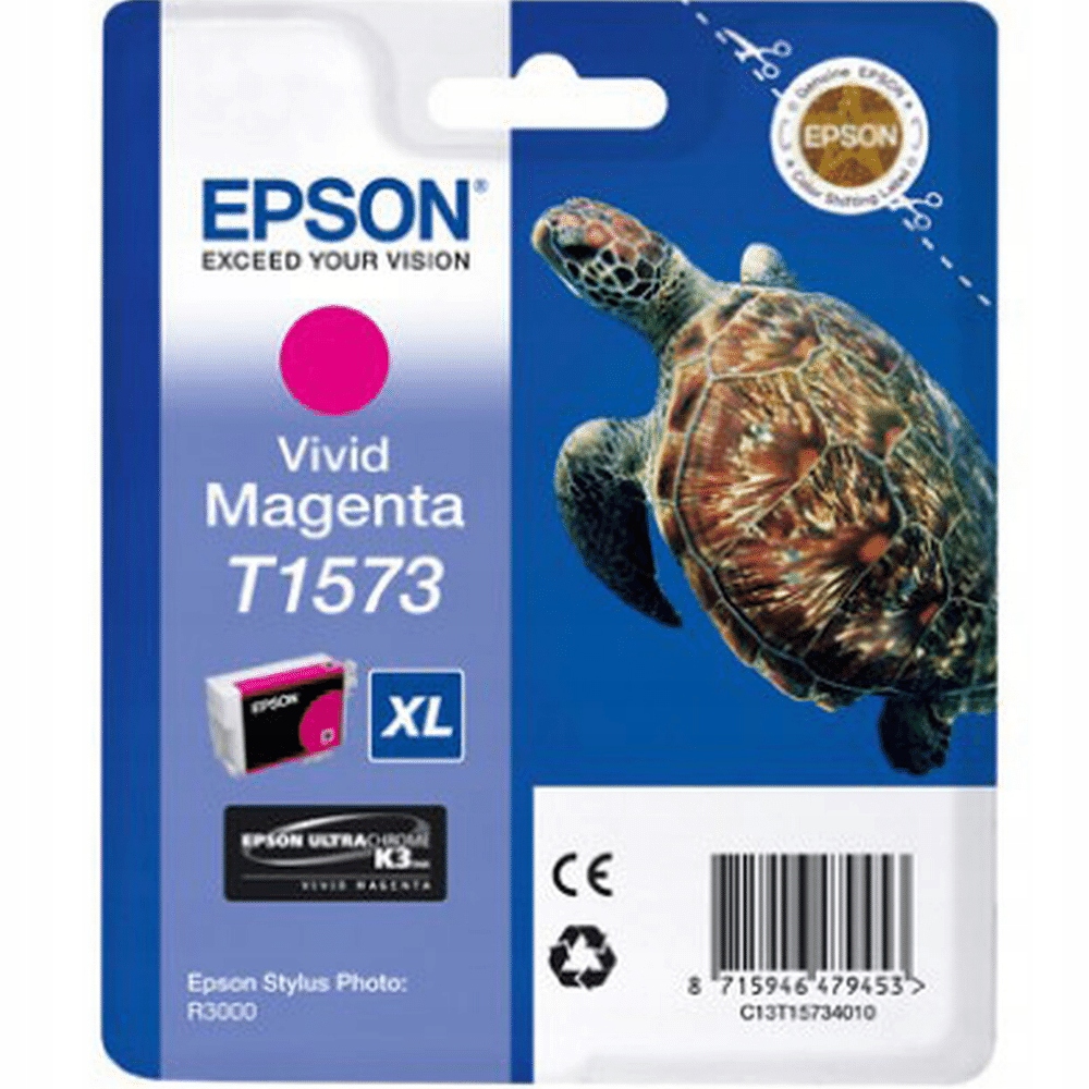 Inkoust Epson C13T15734010 T1573 purpurový (magenta)