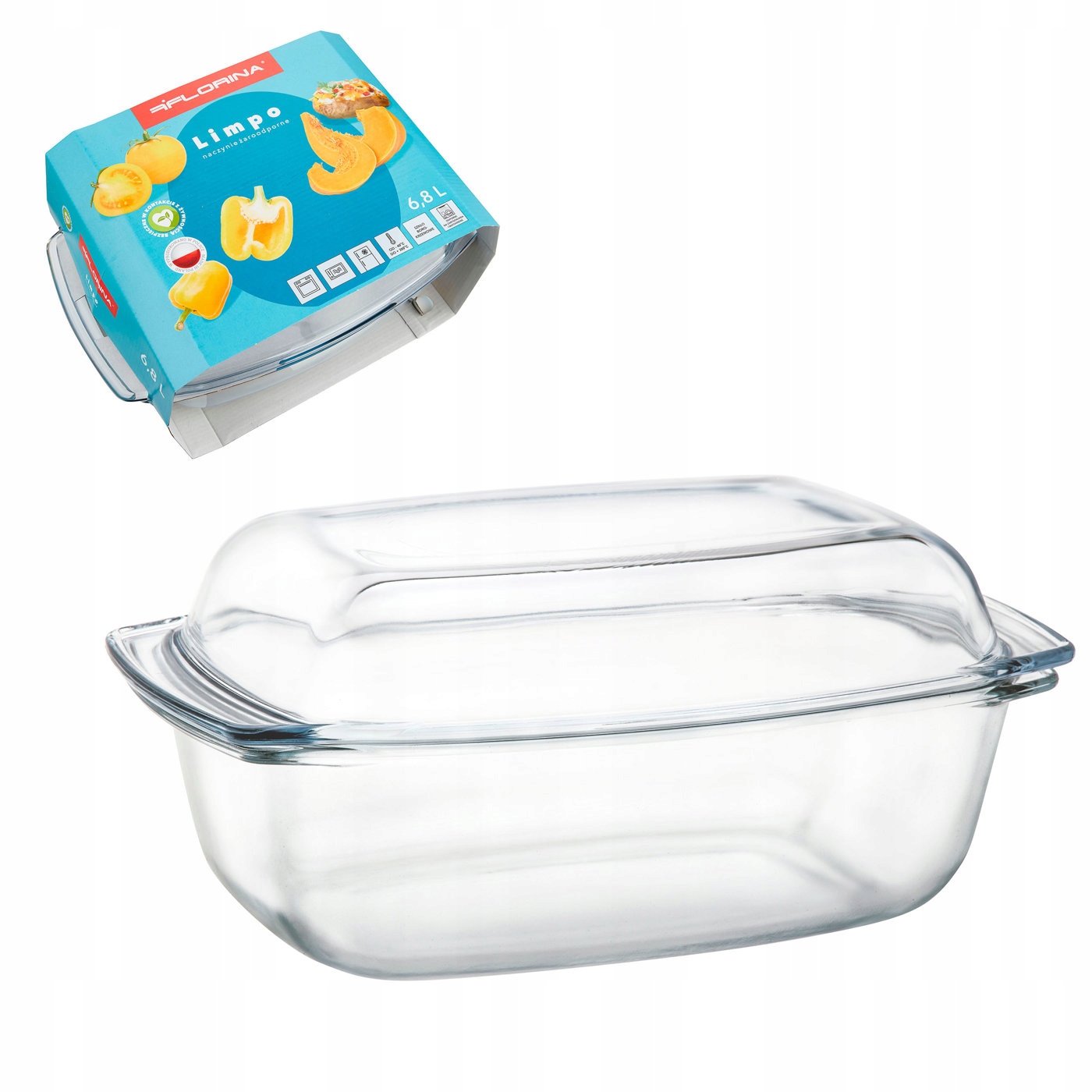 

Naczynie żaroodporne Limpo 6,8 l Florina