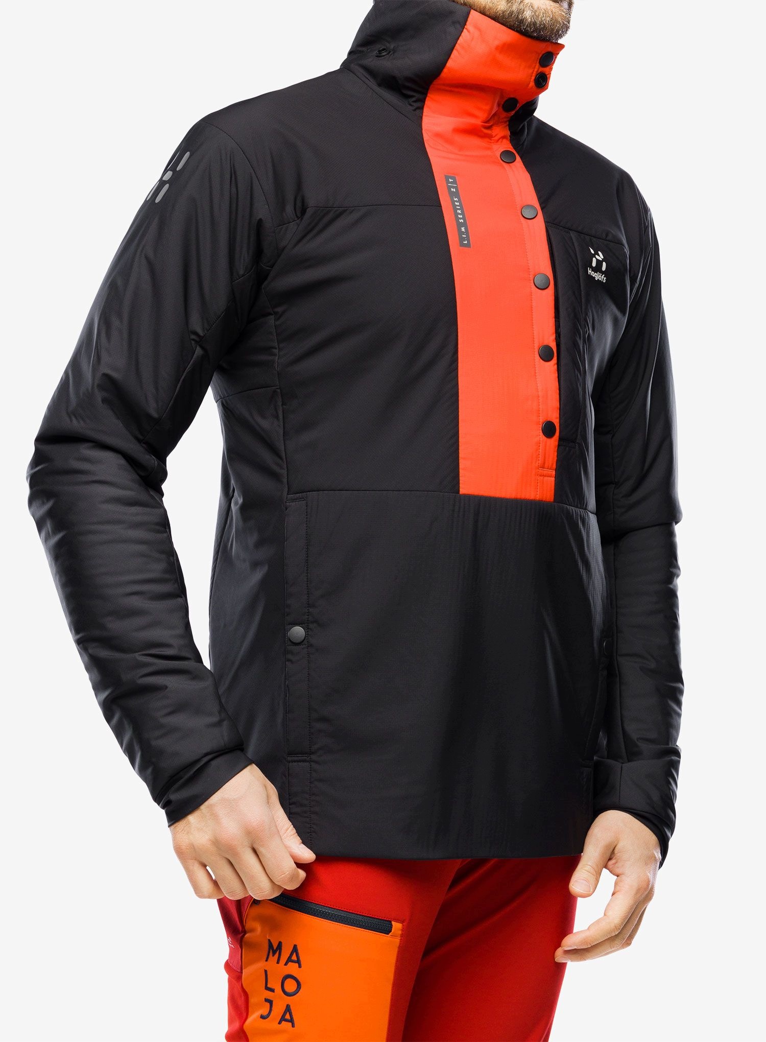 Kurtka ocieplana Haglofs L.I.M Zt Breathe Insulated Jacket t.black/red S