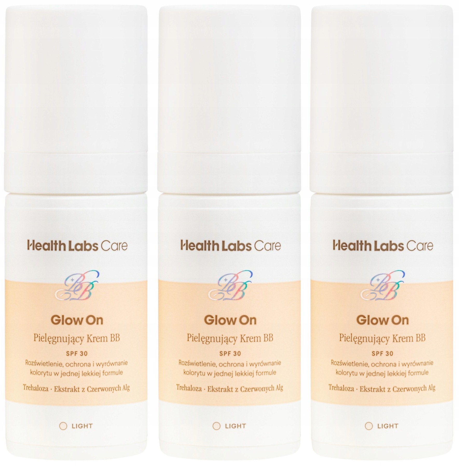 Health Labs Glow On Pielęgnujący Krem Bb Light Spf 30 Niedoskonałości