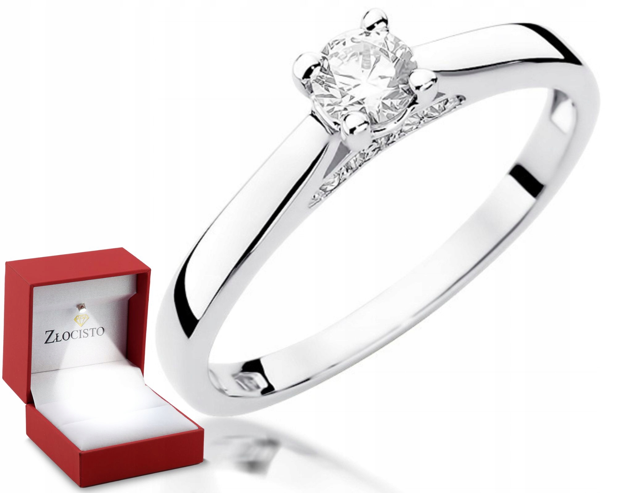 Zlatý prstýnek diamanty brilianty 0,30 Ct Gravírování