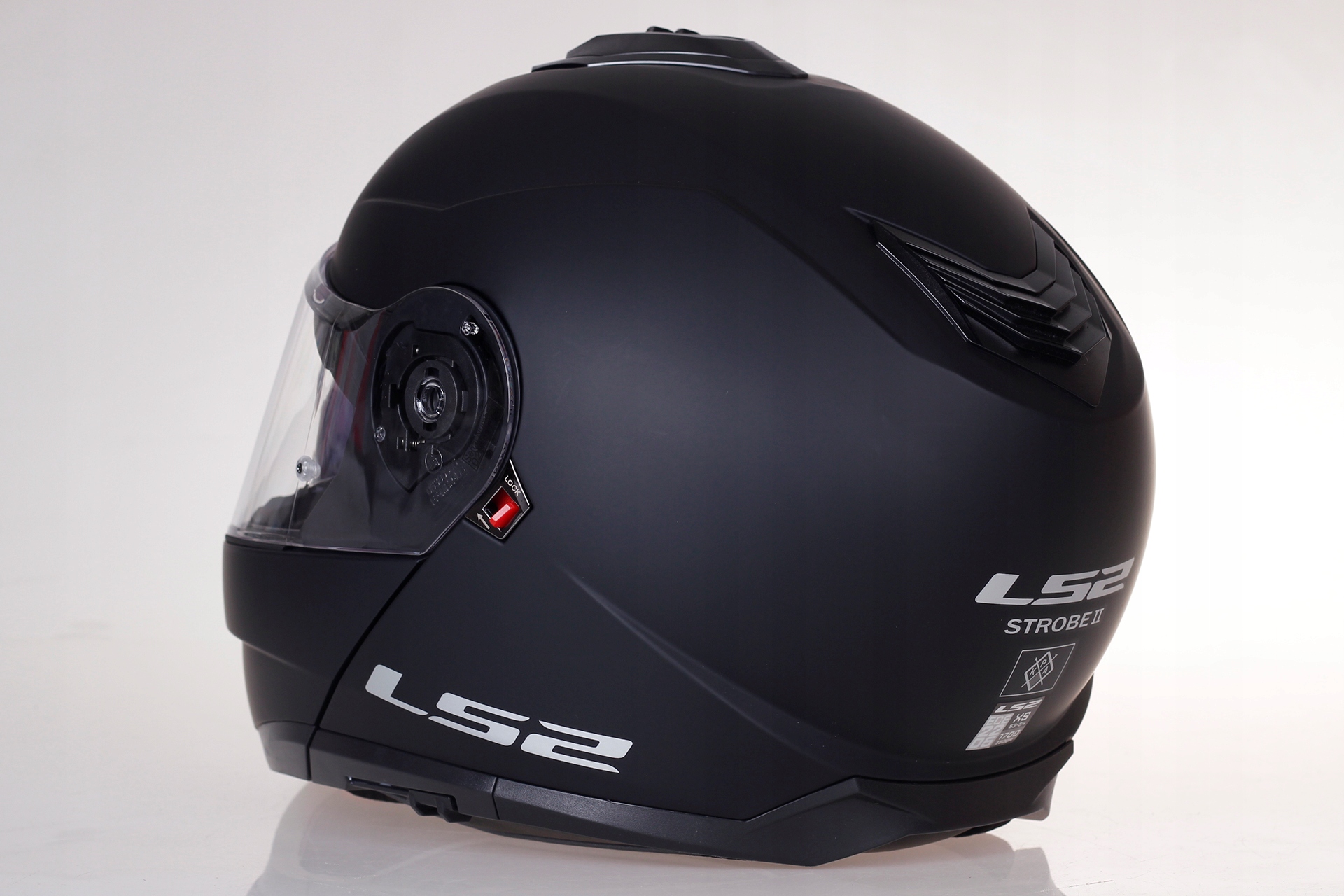 LS2 FF908 STROBE II KASK SZCZĘKOWY ECE22.06 P/J Obwód głowy 61-62 cm