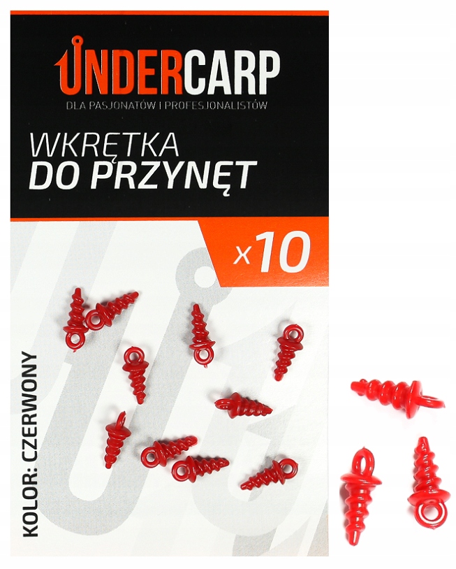 Undercarp Wkrętka do przynęt czerwony