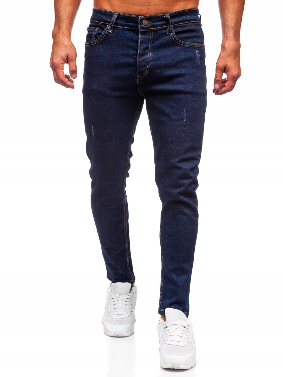 Pánské Džínové Kalhoty Slim Fit Tmavě Modré 6785 DENLEY_30/S