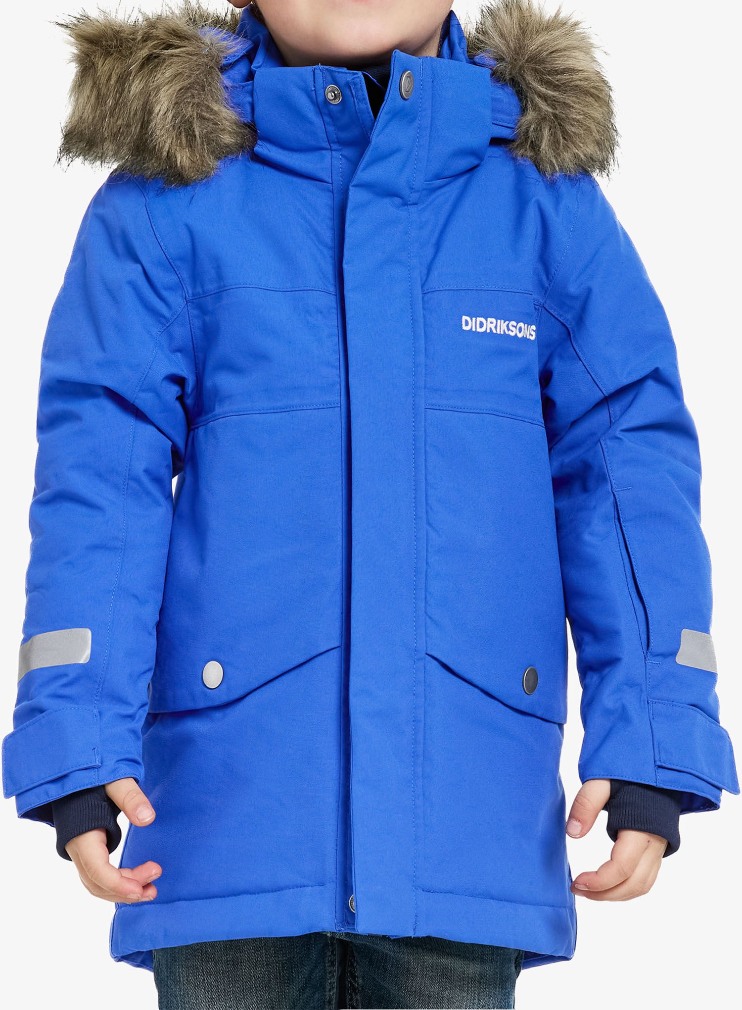 Dětská bunda Didriksons Bjarven Parka 3 caribbean blue 80 cm